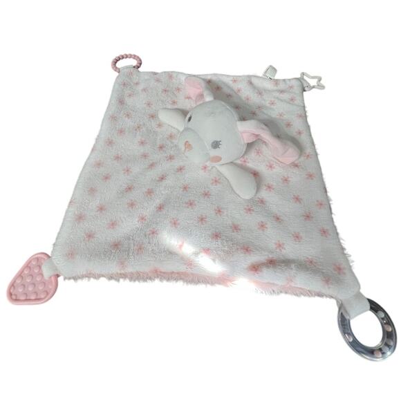 Dream Gro Pink Bunny Teething Lovey - Picture 4 of 6